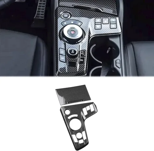 Vista 9 de Cubierta interior del marco del panel de cambio de marchas para Kia Sportage NQ5 2023 2024 2025 Consolas centrales Fundas de palanca de cambios