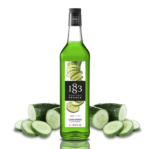 Vista 73 de 1883 Jarabe de Amaretto para bebidas, fabricado en Francia, botella de plástico de 1 litro