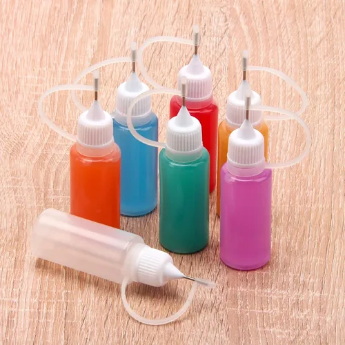 Vista 5 de Adecco - Botella aplicadora de punta de precisión, botellas aplicadoras de pegamento, 50 botellas aplicadoras de punta de precisión de 0.5 onzas