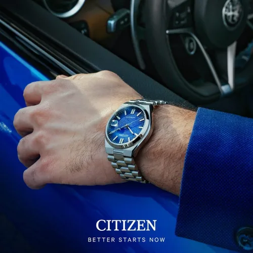 Vista 8 de Reloj automático analógico Citizen Tsuyosa para hombre