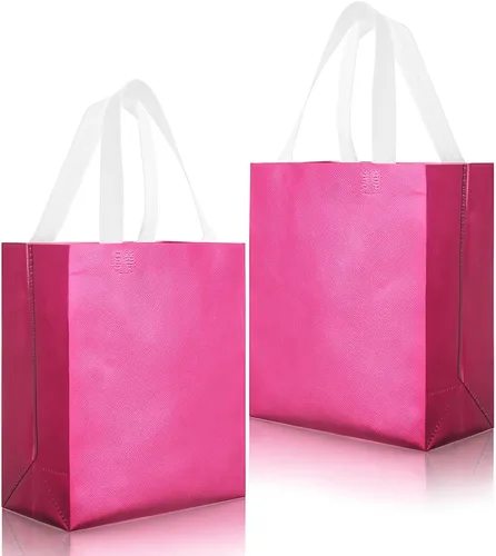 Vista 33 de Eccliy - 80 bolsas de regalo reutilizables, tamaño mediano, color negro
