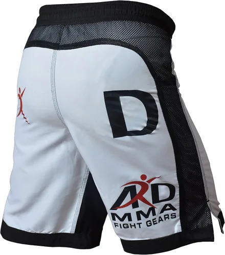 Vista 3 de ARD-Champs Xtreme MMA - Pantalones cortos de combate para artes marciales mixtas (UFC), color blanco