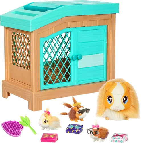 Vista 8 de Little Live Pets Bunny Mama Surprise Toy Set, Hutch Interactive Animal