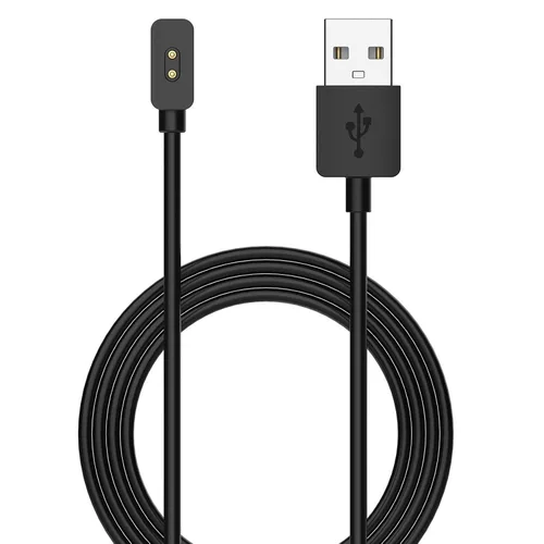 Vista 2 de Cargador compatible con Mi Band 8/8 Pro/Redmi Watch 3 Active/Lite Smart Watch Cable de carga USB Cable de repuesto 1M (negro)