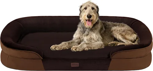 Vista 21 de Dwanton - Cama ortopédica para perros medianos con espuma de gel de memoria, sofá impermeable para perros, cama lavable para mascotas con cojín