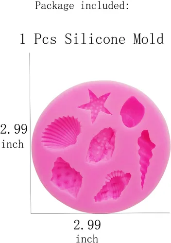 Vista 2 de Mini molde de silicona pequeño, moldes para hornear, proyectos de manualidades de arcilla polimérica