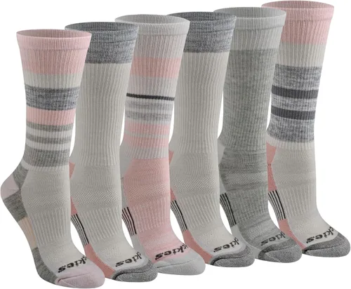 Vista 15 de Dickies Women's Dri-Tech Fashion Moisture Control Crew Socks (6, 12 Pairs)