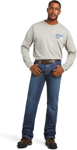 Vista 9 de ARIAT - Pantalones de mezclilla Fr M4 de tiro bajo y corte para botas para hombre
