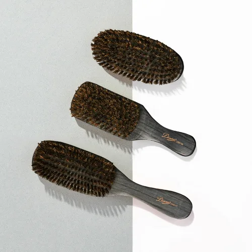 Vista 5 de Diane D8114 Cepillo de cerdas de jabalí para hombres, negro, 5-pulgadas.