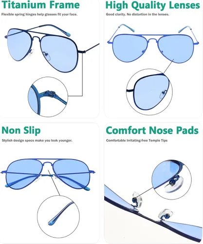 Vista 79 de Eyekepper Gafas de sol piloto para niños de 3 a 10 años