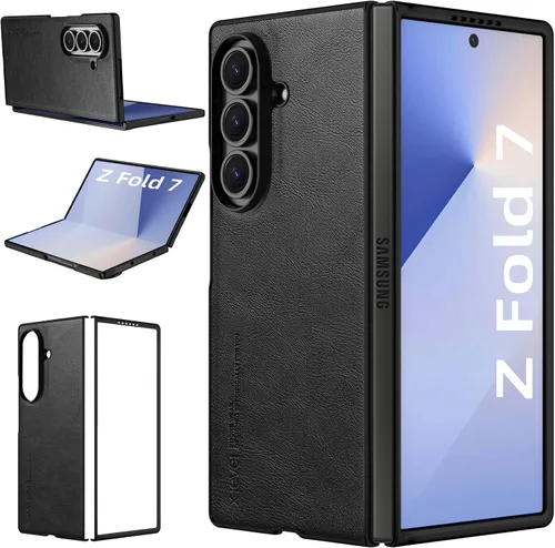 Vista 24 de X-level Funda para Samsung Galaxy A53 5G - Funda delgada de piel sintética de alta calidad para teléfono A53 5G, suave, a prueba de golpes, Marrón