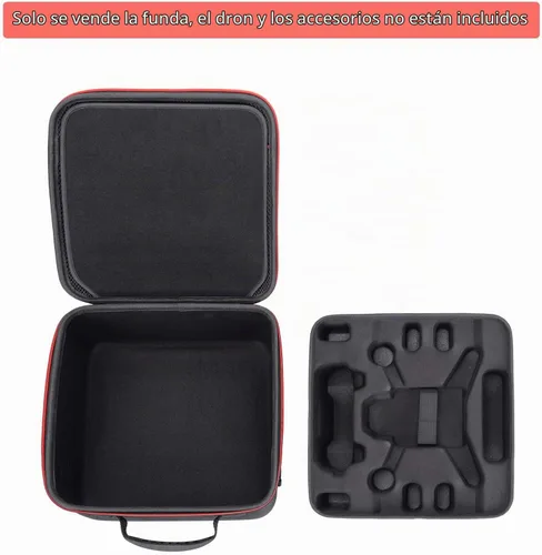 Vista 2 de RLSOCO Estuche de viaje para DJI Mini 4K/Mini 2/2 SE Fly More Combo – Se adapta a accesorios combinados: mando a distancia, baterías* 3, cubo