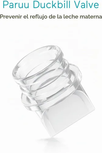 Vista 4 de Paruu P10 Válvulas de pico de pato y diafragma de silicona, piezas originales del extractor de leche P10, accesorios de repuesto para extractor