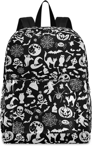 Vista 22 de Mochila para computadora de poliéster divertido para niños, niñas, mochila grande para negocios, deportes, viajes, escuela, libros, Béisbol
