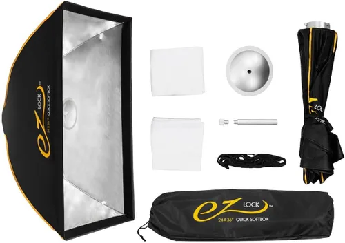 Vista 14 de Glow EZ Lock - Caja de luz rectangular de 12 x 36 pulgadas con difusores externos e internos, disco deflector, rejilla Eggcrate, adaptador de caja