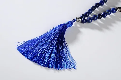 Vista 5 de Mala para meditación budista Collar de cuentas para mujer, hombre, Mala de pulsera, collar de cuentas para la oración
