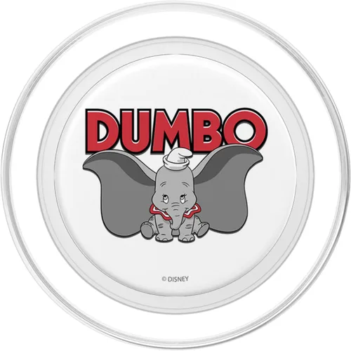 Vista 2 de Disney Retrato de texto rojo Dumbo PopSockets MagSafe PopGrip para iPhone