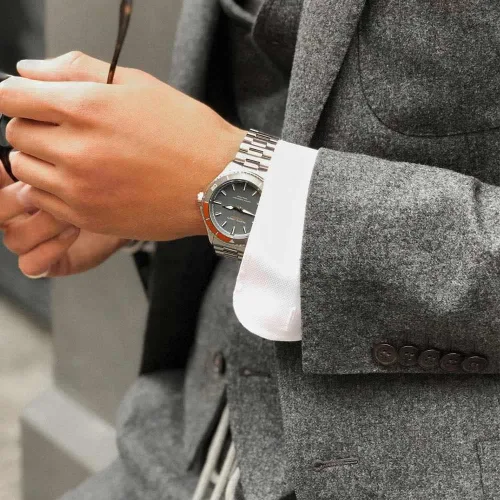 Vista 8 de FILIPPO LORETI OKEANOS - Men's Wrist Watch - 100M Water Resistant Watches 42mm Diver Dial wLuminous Hands Stainless Steel Watch Stainless Steel