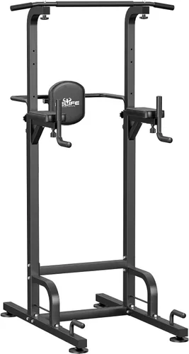Vista 7 de RELIFE Power Tower - Ganchos para levantamiento de pesas para hombres y mujeres