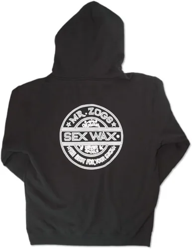 Vista 2 de Sex Wax Mr Zogs Surf - Sudadera con capucha a rayas, color negro