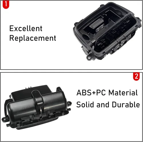 Vista 5 de Jaronx Para BMW Central Consola Cenicero Reemplazo para BMW Serie 5 F10 F11 520i 523i 525i 528i 530d 535i- Reemplazar para 51169206347