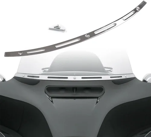 Vista 2 de Parabrisas negro de 4.5 pulgadas compatible con parabrisas Harley Davidson Touring Street Glide 2014 2015 2016 2017 2018 2019