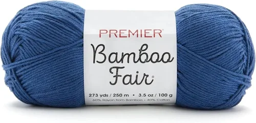 Vista 12 de Premier Yarns Bamboo Fair, marfil, peso ligero, 3.5 onzas, 273 yardas
