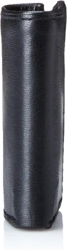 Vista 3 de Cartera de cuero para niños, Negro