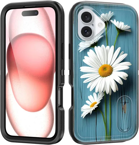 Vista 54 de Funda para iPhone Air con soporte integrado, a prueba de golpes, polvo y caídas, 3 capas, grado militar, funda protectora para iPhone Air de 6.5