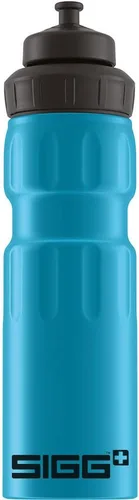 Vista 9 de SIGG - Botella de agua deportiva - WMB Sports Black - Con tapa deportiva de 3 etapas - Fabricado en Suiza - A prueba de fugas - Ligero - Metal