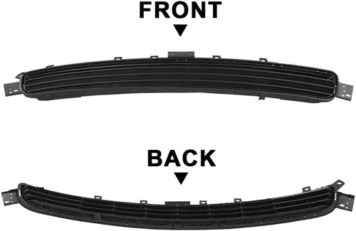 Vista 6 de G-PLUS Parachoques delantero inferior compatible con Infiniti Q50 2014-2017 parrilla negra mate IN1036102 622544HB0A