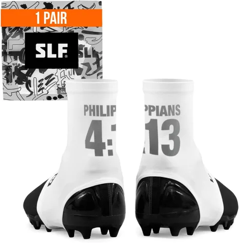 Vista 9 de SLEEFS Fundas de fútbol para cordones seguros, se adapta a cualquier taco Negro