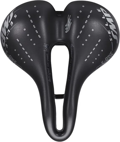 Vista 6 de SMP - Sillín de bicicleta eléctrica unisex, color negro, mediano