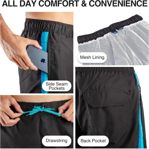Vista 3 de Kanu Surf - Traje de baño Mirage para hombre (talla regular y grande)
