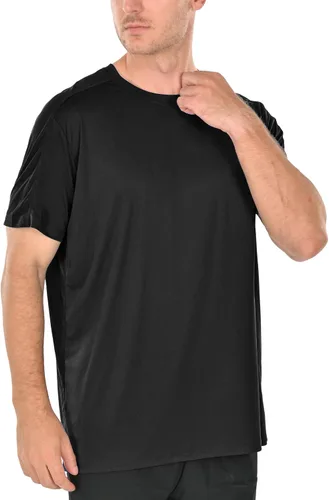 Vista 3 de Nayta muotia Paquete de 3 camisetas de entrenamiento para hombre, manga corta, de compresión, para deportes, gimnasio, atletismo