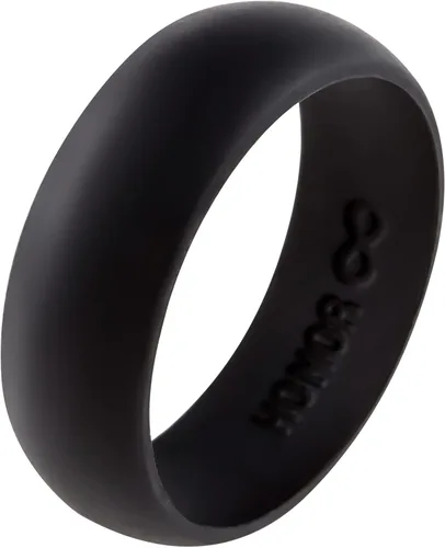 Vista 10 de Anillo de Eternidad Honor Anillo de Silicona para Hombre Banda de Boda