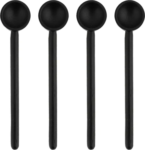 Vista 10 de Karma CUCHARAS DE MADERA NEGRA GRANDES S/4, juego de 4