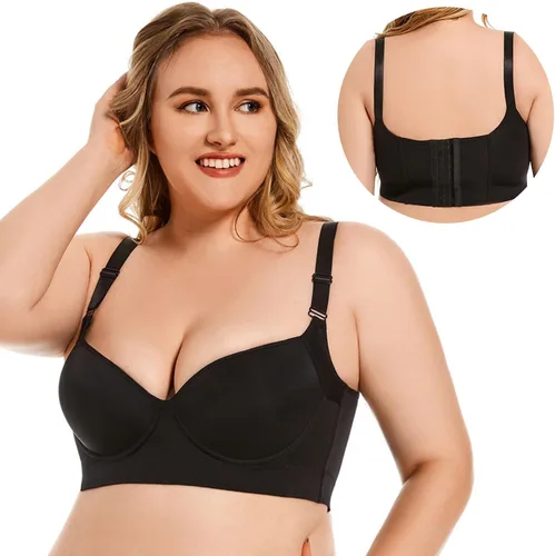 Vista 5 de Womens Workout Leather Bralette Three in One Beautiful Push Up Bra in The Back Maternity Bralettes Pregnancy for Sens