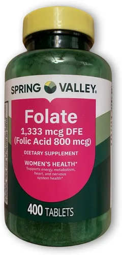 Vista 6 de Vitaminas prenatales - ácido folato metilo 1,333 mcg Prenatal 400 comprimidos (paquete de 1), en caja por Fusion Shop Store
