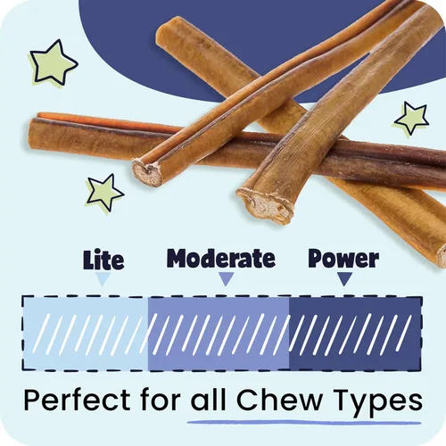 Vista 7 de Pawstruck Bully Sticks trenzados 100% naturales de 5 pulgadas, bolsa de 1 libra, masticables para perros de un solo ingrediente sin cuero crudo