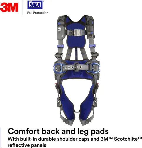 Vista 10 de Arnés de seguridad de posicionamiento de distribución de peso de construcción 3M DBI-SALA Comfort