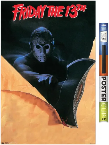 Vista 16 de Trends International Friday The 13th - Póster de pared de una hoja, 22.375 x 34 pulgadas, versión premium sin marco