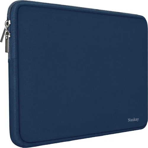 Vista 8 de Naukay Funda para Laptop, Funda de Neopreno Resistente de 13-13.3 Pulgadas para Laptop/Computadora Portátil/Funda de Bolsillo para Computadora