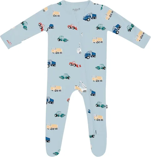 Vista 22 de KYTE BABY Pies unisex con cierre de cremallera, rayón hecho de bambú, 0-24 meses