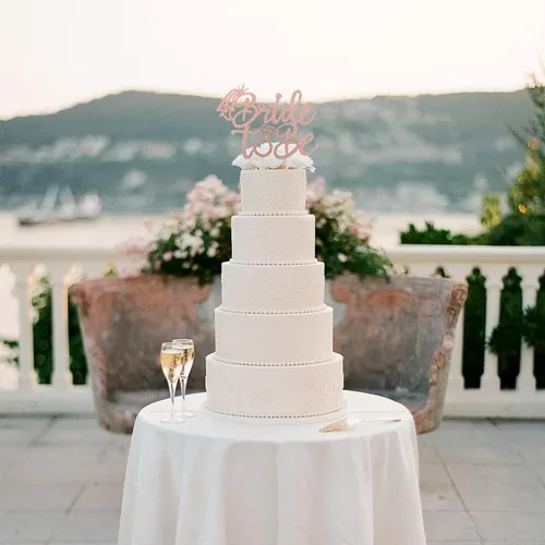 Vista 7 de 1 decoración de pastel de novia con anillo de purpurina para despedida de soltera, decoración para boda, compromiso, despedida de soltera, Oro