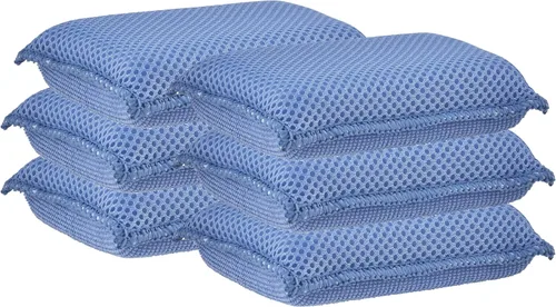 Vista 11 de Esponjas de microfibra para platos, esponjas de cocina, esponja antiarañazos, esponjas de limpieza para el hogar, suministros de limpieza multiusos