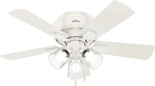 Vista 16 de Hunter Crestfield, ventilador de techo, para interiores, silencioso, 42 pulgadas, bronce noble