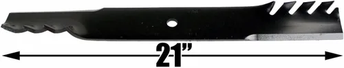 Vista 4 de USA Mower Blades (3) dentado para Kees 101733, Hustler 794859, cubierta de 61 pulgadas