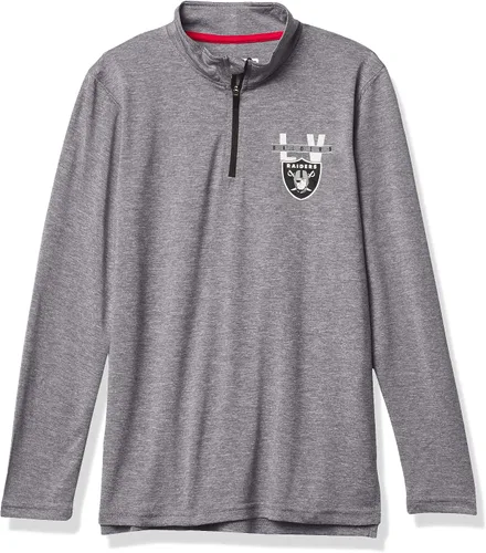 Vista 10 de Ultra Game - Camiseta juvenil NFL oficial con cremallera de un cuarto y manga larga súper suave