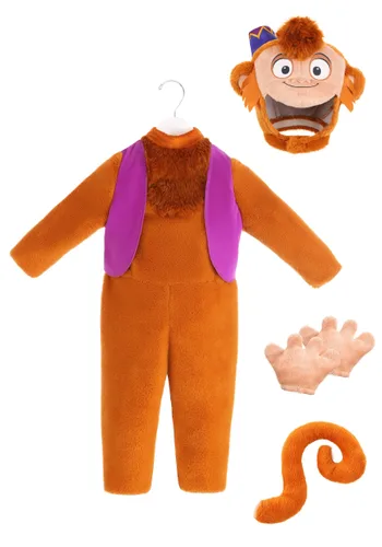 Vista 9 de Disfraz Deluxe de Abu para Niños Pequeños de Disney Aladdin Multicolor